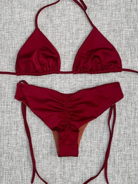 Mulled Wine tie side bikini